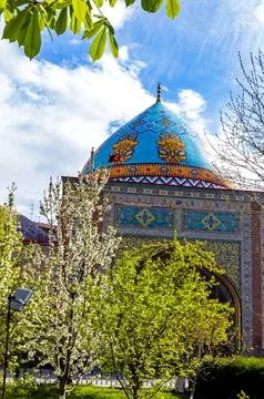 The Blue Mosque in Yerevan. Stock Photos
