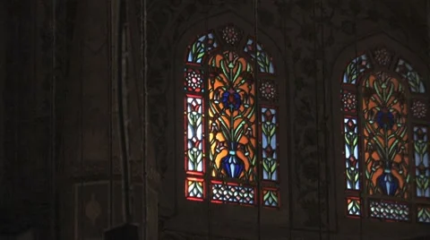 Blue Mosque.  Zoom Out #2 Stock Footage 8692168