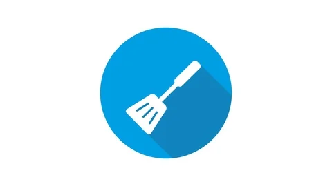 Blue motion graphic icon animation turner Stock Footage 125778140