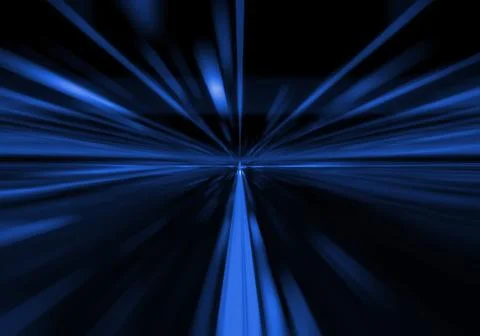 Blue motion zoom abstract background Stock Photos