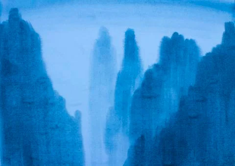 Blue mountain Stock Illustration