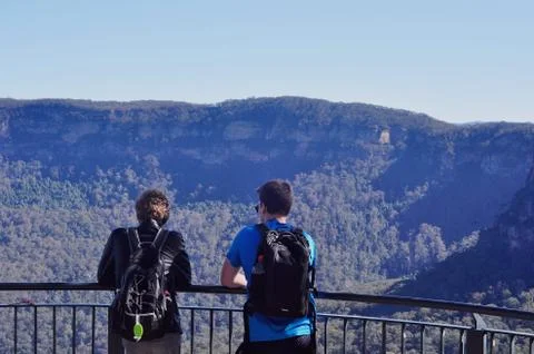 Blue mountains Foto stock