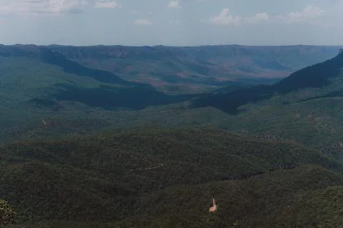 Blue Mountains view 스톡 사진