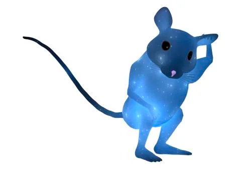 Blue Mouse 스톡 일러스트