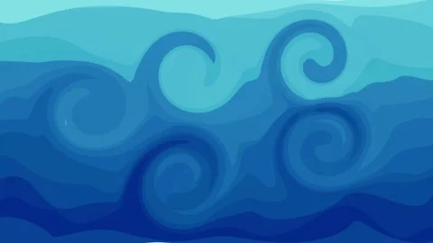 Blue moving abstract wave background Stock-Footage 220609715