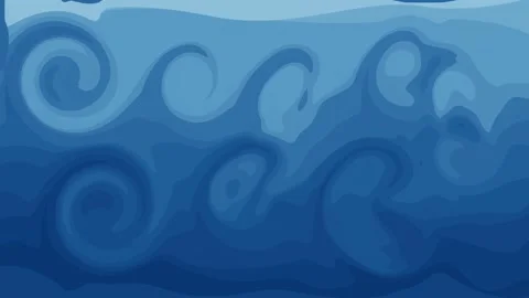 Blue moving abstract wave background Stock-Footage 220609798