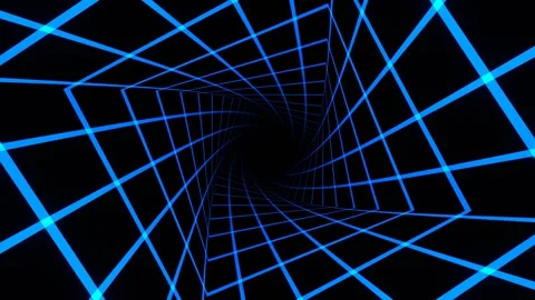 Blue Moving Bright Elements Background VJ Loop in 4K Stock Footage 315341295