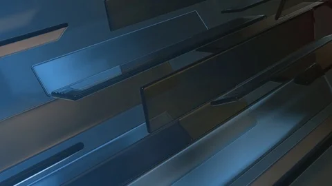 Blue Moving Glass Motion Stock Footage 78594256