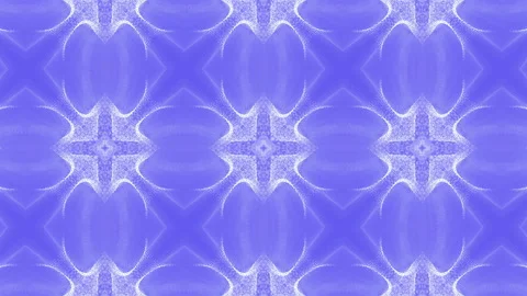 Blue moving kaleidoscope pattern. Animated abstract background. 3d render Stock Footage 100692204