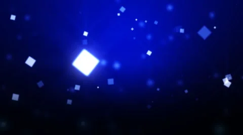 Blue Moving Particles Loop HD. Video stock 1217223
