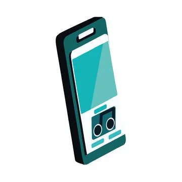 Blue mp3 design Stock Illustration
