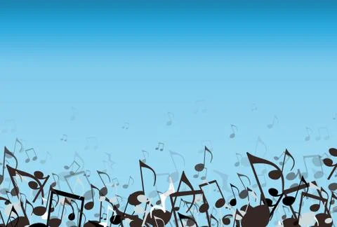 Blue-Music Stock Illustration