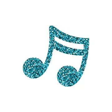 Blue musical note. イラスト素材