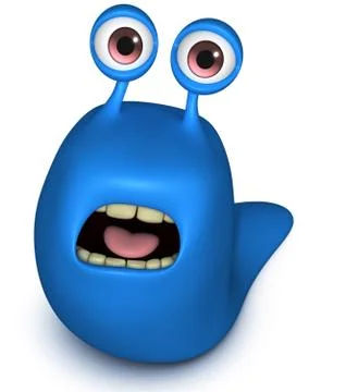 Blue mutant 스톡 일러스트