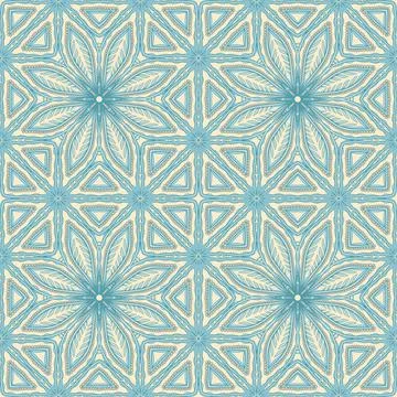 Blue nature pattern Stock Illustration