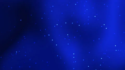 Blue navy background evokes a celestial feel in this dotted white glittery stars Stock Footage 316193587