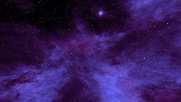 Blue Nebula and Star Fields in Deep Space Stock-Footage 85982219