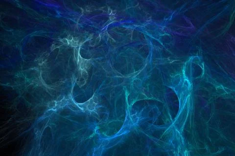 Blue nebula Stock Illustration