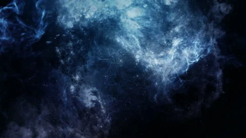 Blue Nebula Loop Stock Footage 195677044