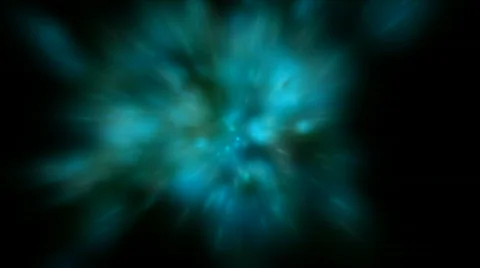 Blue nebula in outer space,star birth,star explosion.Design,pattern,symbol,dream 库存影片 873880