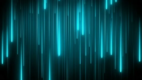 Blue neon abstract background. Digital data flow. 動画素材 132128672