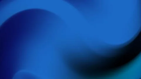 Blue Neon Abstract Background with Smooth Light Gradient Waves Stock Illustration