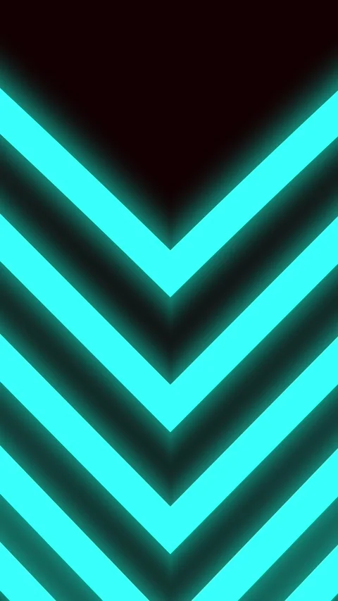 Blue Neon Abstract Lines Forming Ornament – Synchronized Motion Background Stock Footage 344567783