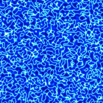 Blue neon electric network pattern Stock Illustration