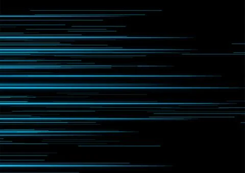 Blue neon laser lines abstract tech background Illustrazione stock