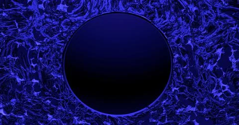 Blue neon light background texture. Abstract marble cement texture, natural s Stock Illustration