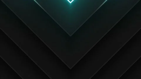 Blue Neon Light Pattern loop Stock Footage 220155020