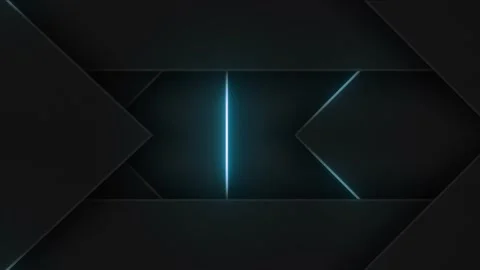 Blue Neon Light Pattern loop Stock Footage 220155104