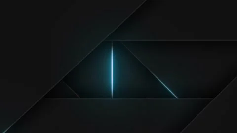 Blue Neon Light Pattern loop Stock Footage 220155142