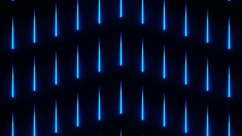 Blue Neon Lights Drops Background VJ Loop in 4K Stock Footage 310957437