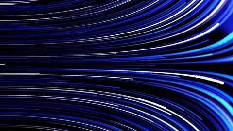 Blue neon line animation background Stock Footage 244845737