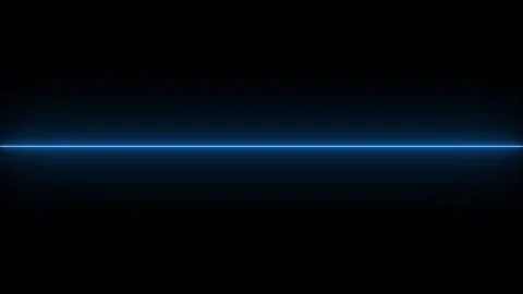 Blue neon line on black background motion. Stock Footage 331897540