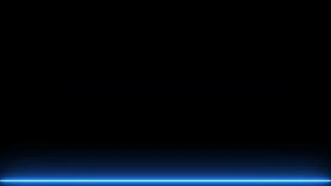 Blue neon line on black background animated. Vidéo 331898186