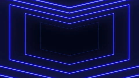 A Blue Neon Lines On A Black Background Stock-Footage 247253092