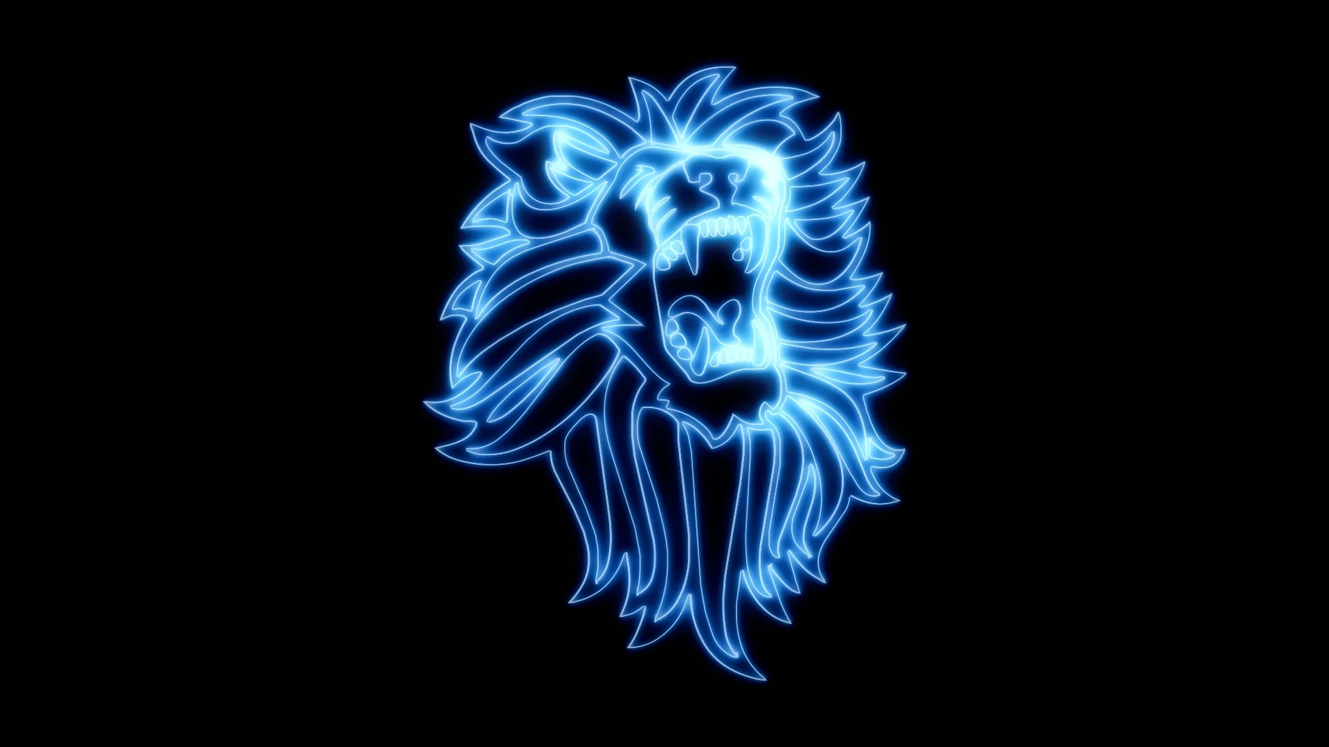 How A Lion Roaring - Sound Effect - Animation