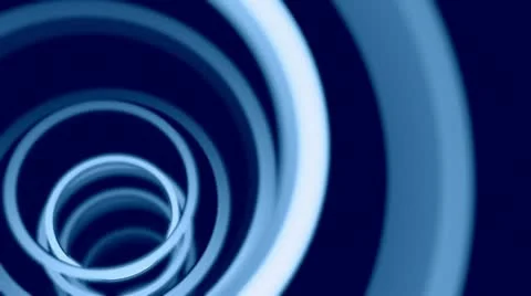 Blue neon rings. 스톡 동영상 20348682