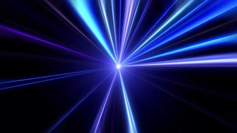 Blue Neon Strobe Lights Stock Footage 273328325