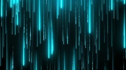 Blue neon technology background. 動画素材 132128931