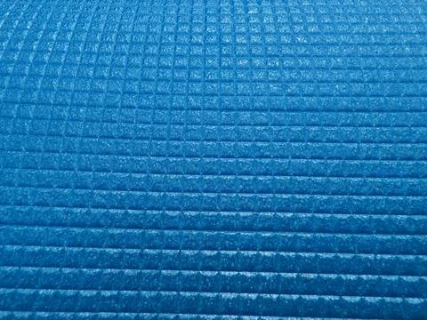 Blue neoprene squared pattern texture background Stock Photos