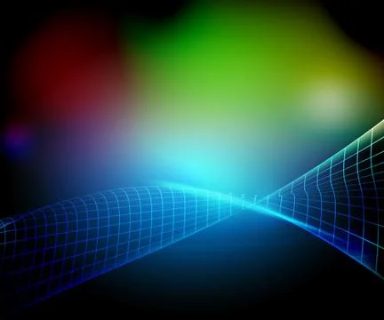 Blue net abstract Stock Illustration