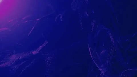 Blue Nets Animation Loop  Stock Footage 231722499