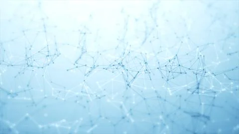 Blue network background 库存插图