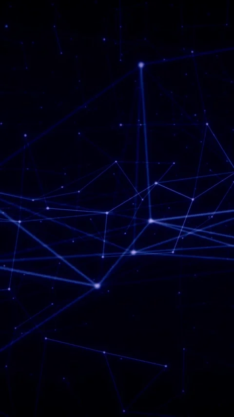 Blue Network Connections Stock Footage 332173803
