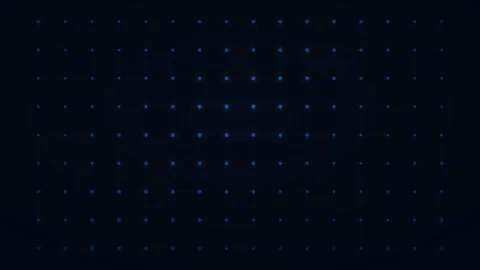 Blue Network Node Pulse. Digital Data System Loop Stock Footage 337037982