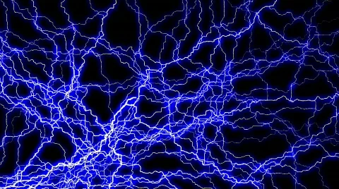 Blue Neural Brain Activity Stock Footage