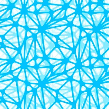 Blue neural net, seamless pattern Stock Illustration